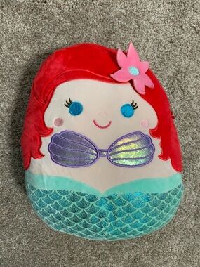 Squishmallows Disney The Little Mermaid Ariel 12" Stuffed Plush